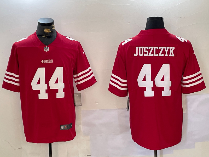 Men San Francisco 49ers #44 Juszczyk red 2025 Nike Limited NFL Jersey